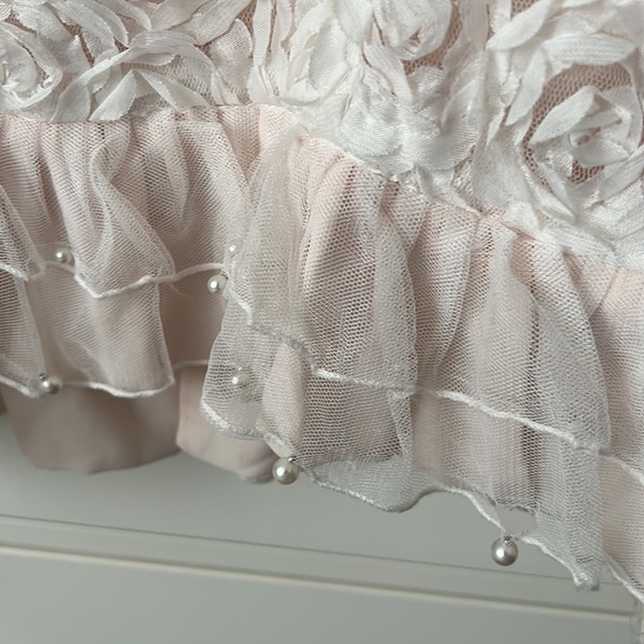 Women jacket with roses size XL (fits S-M) - Picture 7 of 8